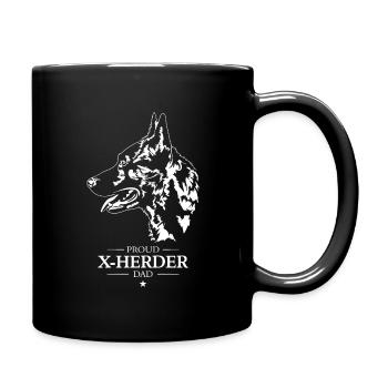X Herder Dad Dog Dog Wilsigns - Full Colour Mug - black - Right