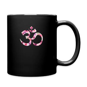 Fleur Om Yoga - Mug uni - noir - Droite