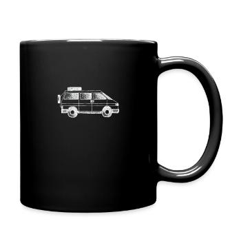 Caravan Motorhome Camper Vacation Van Life - Full Colour Mug - black - Right