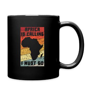 Africa Safari Africa Gift Retro South Africa Afro - Full Colour Mug - black - Right