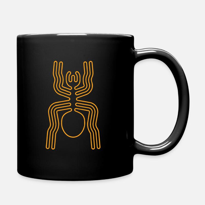 Spinnen Nazca - Tasse einfarbig - Schwarz