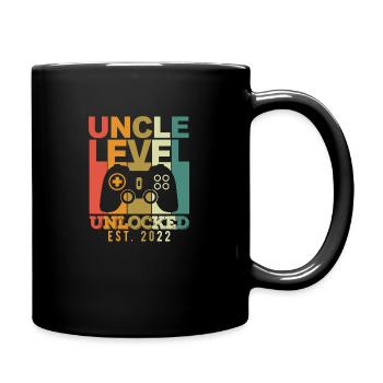 Uncle level unlocked Pregnancy Announcement 2022 - Tasse einfarbig - Schwarz - Rechts