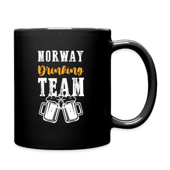 Norway Drinking Team - Full Colour Mug - black - Right