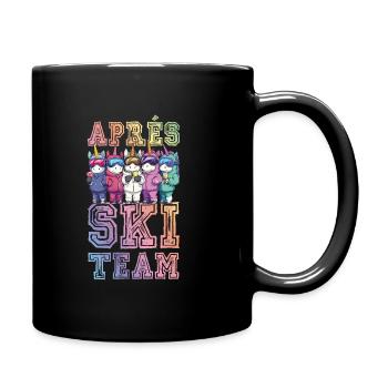 Après-ski Team Unicorn Party - Mug uni - noir - Droite