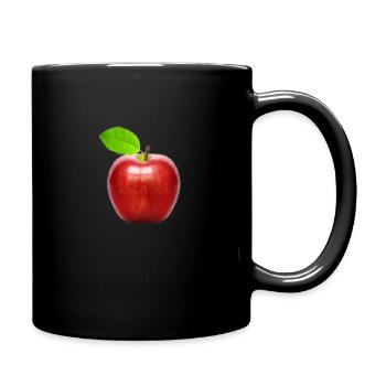 Apple - Full Colour Mug - black - Right