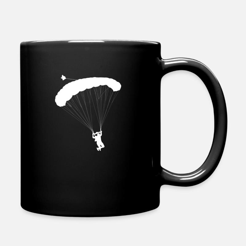 Parapente parachute volant parachutisme - Mug uni - noir