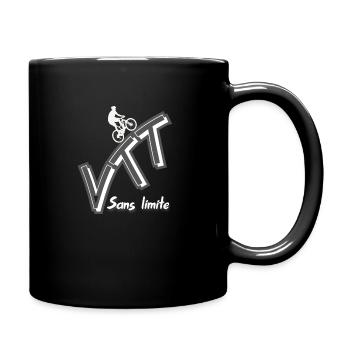VTT sans limite - Mug uni - noir - Droite