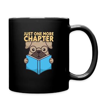 Just One More Chapter Book Lover - Tasse einfarbig - Schwarz - Rechts