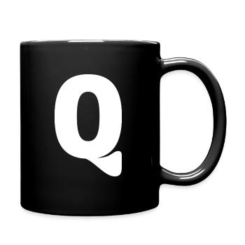 Q - Mug uni - noir - Droite