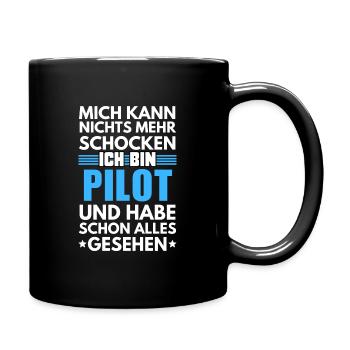 Pilote non choquable - Mug uni - noir - Droite