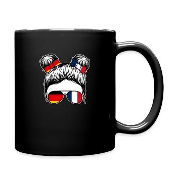 French French Germany France - Full Colour Mug - black - Right
