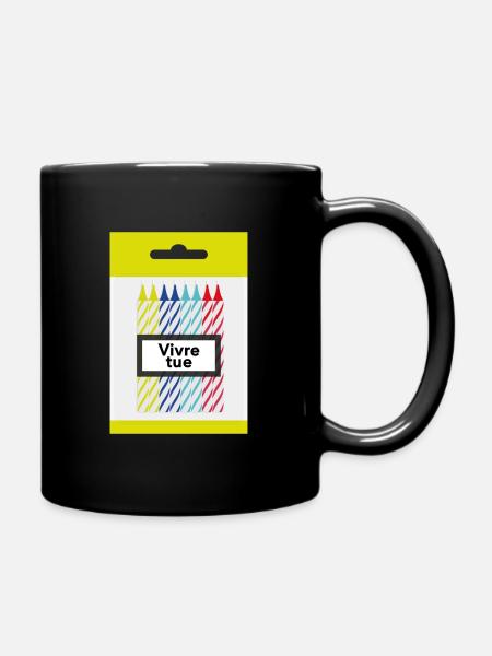 Vivre tue - Mug uni - noir