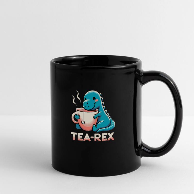 Tee Rex Tee-Rex Teetrinker Geschenk Tasse einfarbig