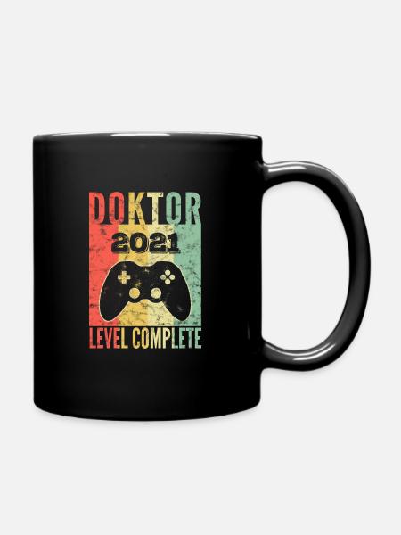 Doctor 2021 Nivel completo - Taza monocolor - negro