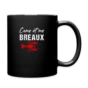 Flusskrebs Crawfish Hummer Vintage Seafood Sprüche - Tasse einfarbig - Schwarz - Rechts
