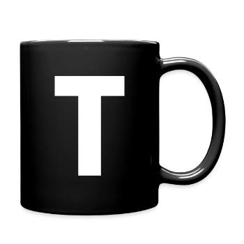 T - Full Colour Mug - black - Right