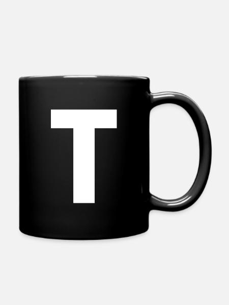 T - Tasse einfarbig - Schwarz