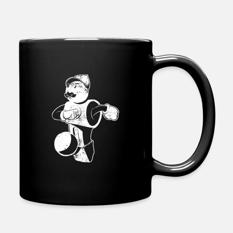 Tischfußball - Tasse einfarbig - Schwarz