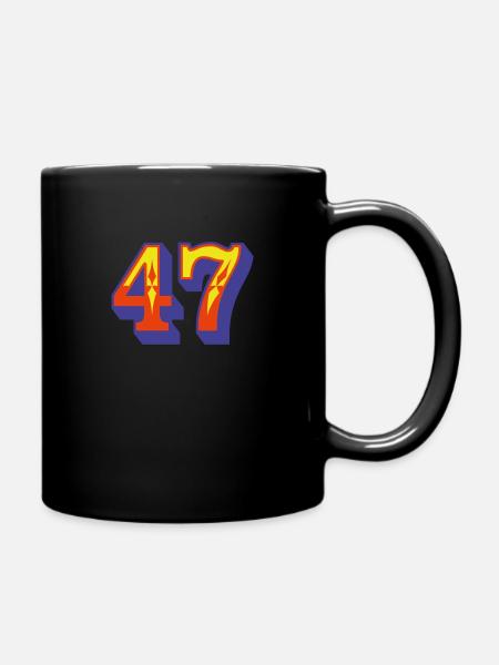 Element 47 - Tasse einfarbig - Schwarz