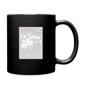 Rausch Tanz Elvis - Tasse einfarbig - Schwarz - Rechts