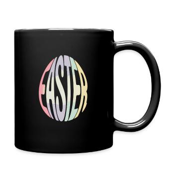 Lapin de Pâques - Logo de Pâques - Mug uni - noir - Droite