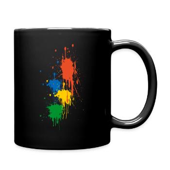 color - Full Colour Mug - black - Right