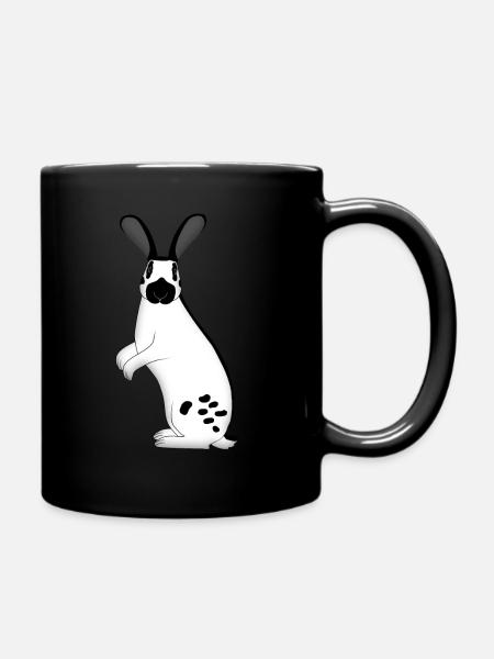 Riesenschecke macht Mannc - Tasse einfarbig - Schwarz