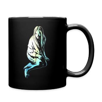Ice girl - Full Colour Mug - black - Right