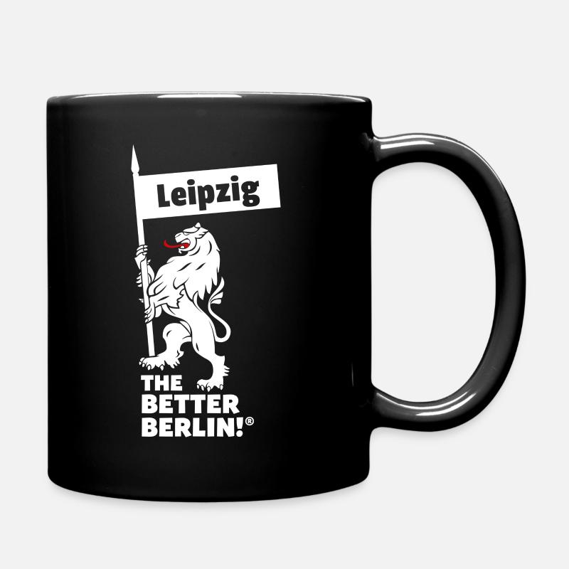 Leipzig the better Berlin - Tasse einfarbig - Schwarz