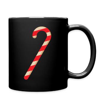Canne En Bonbon Idée Cadeau Noël - Mug uni - noir - Droite