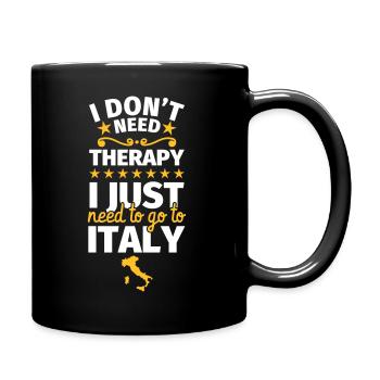 Italy Gifts Italian - Full Colour Mug - black - Right