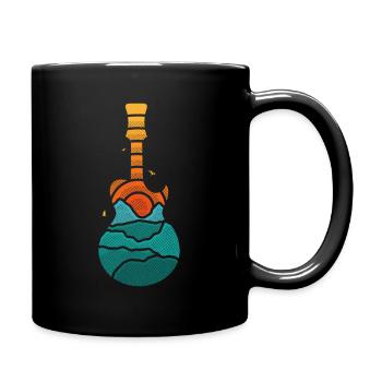 GUITAR VIBES - Full Colour Mug - black - Right