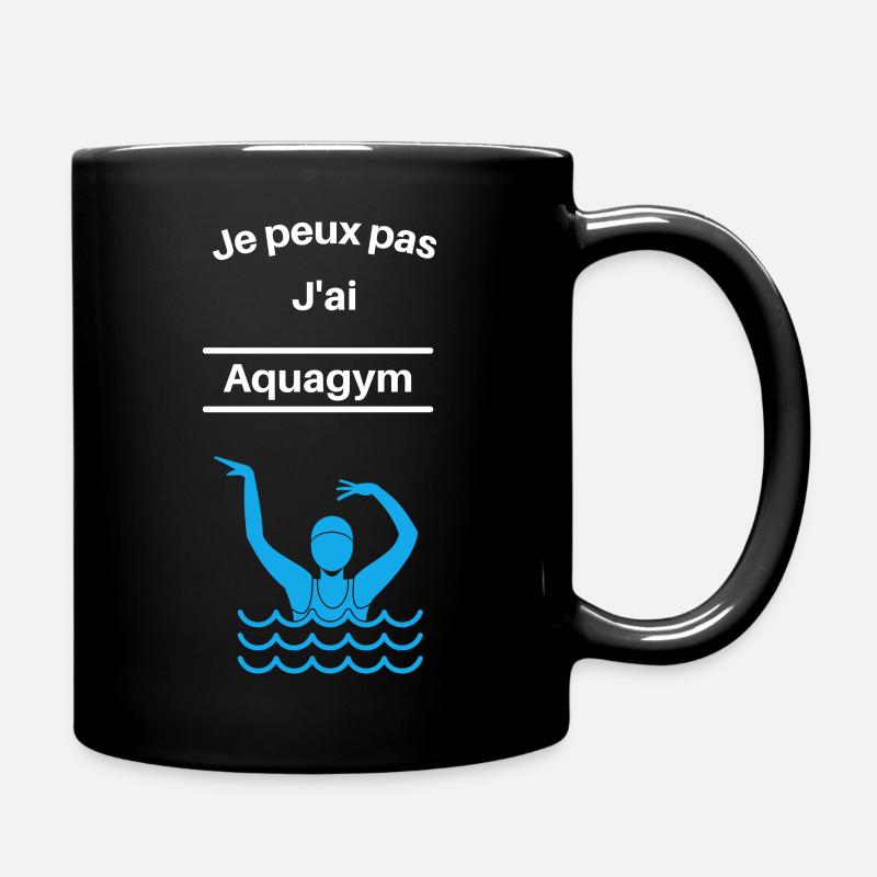 Je peux pas j ai acquagym - Mug uni - noir