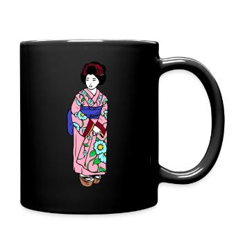 geisha - Full Colour Mug - black - Right