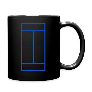Piste paddle - Mug uni - noir - Droite