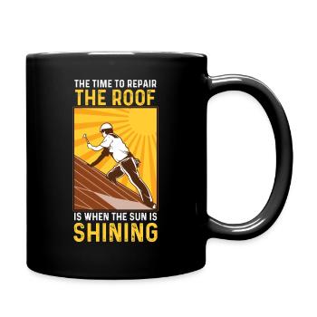 Dachdecker Dachdeckermeister DachdeckerDecker Geschenk Geschenk - Mug uni - noir - Droite