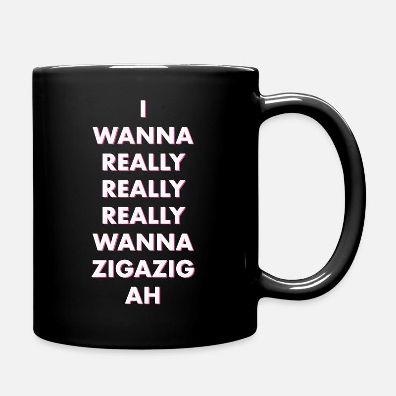 zigazig - Tasse einfarbig - Schwarz