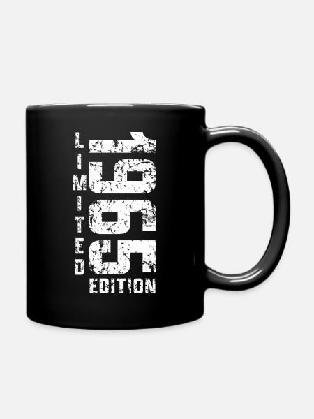 Limited Edition 1965 Retro Geburtsjahr - Tasse einfarbig - Schwarz