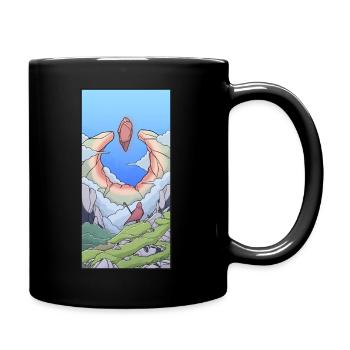 Magic Mountain - Full Colour Mug - black - Right