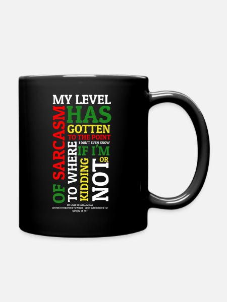 My Level - Full Colour Mug - black
