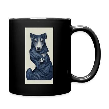 Dog Tarot Japanese - Full Colour Mug - black - Right