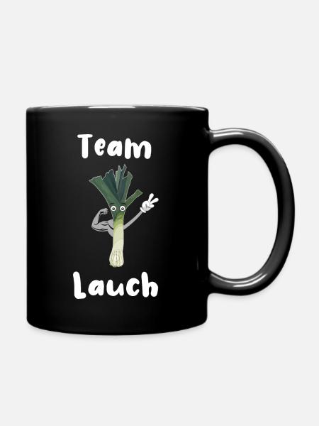 Team Lauch - Tasse einfarbig - Schwarz