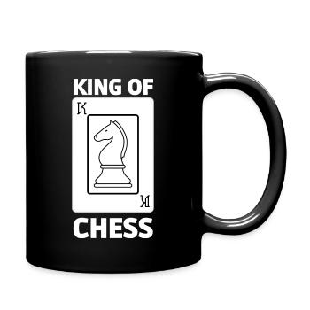 King of chess t-shirt - Full Colour Mug - black - Right