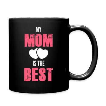 maman c'est la meilleure / cadeau humour enfant - Mug uni - noir - Droite