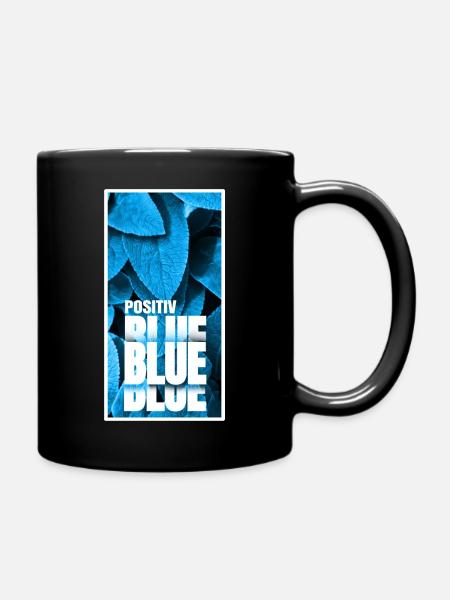 Positiv BLUE Mint - Tasse einfarbig - Schwarz