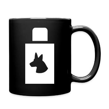 CHIEN CHAT ANIMAL DE COMPAGNIE - Mug uni - noir - Droite