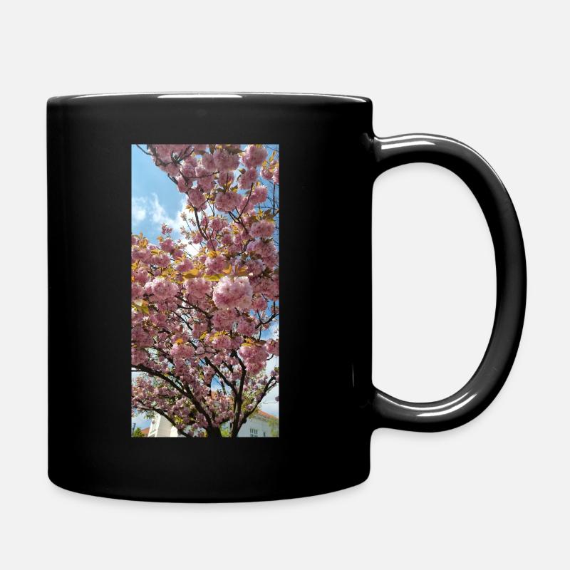 Fleurs de Sakura - Mug uni - noir