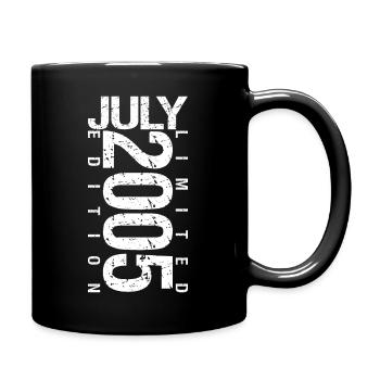 Juillet 2005 Juillet cadeau anniversaire July 2005 - Mug uni - noir - Droite