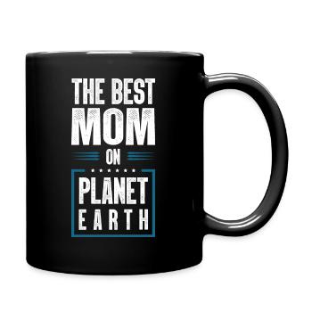 Beste Mom Mama Zitat Mutter - Tasse einfarbig - Schwarz - Rechts