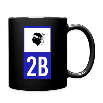 Corsu 2B - Mug uni - noir - Droite